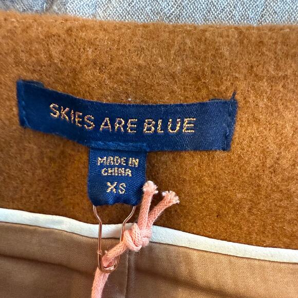 Skies Are Blue Women's Caramel Skort Short Size XS NEW - Picture 3 of 8